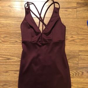Maroon Dress